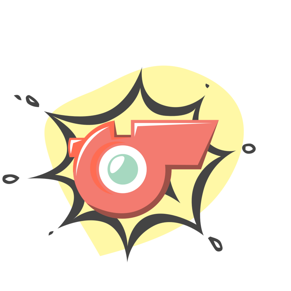 whistle vector