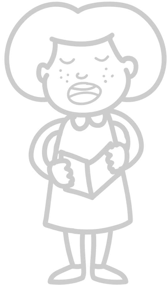 Choir Member vector