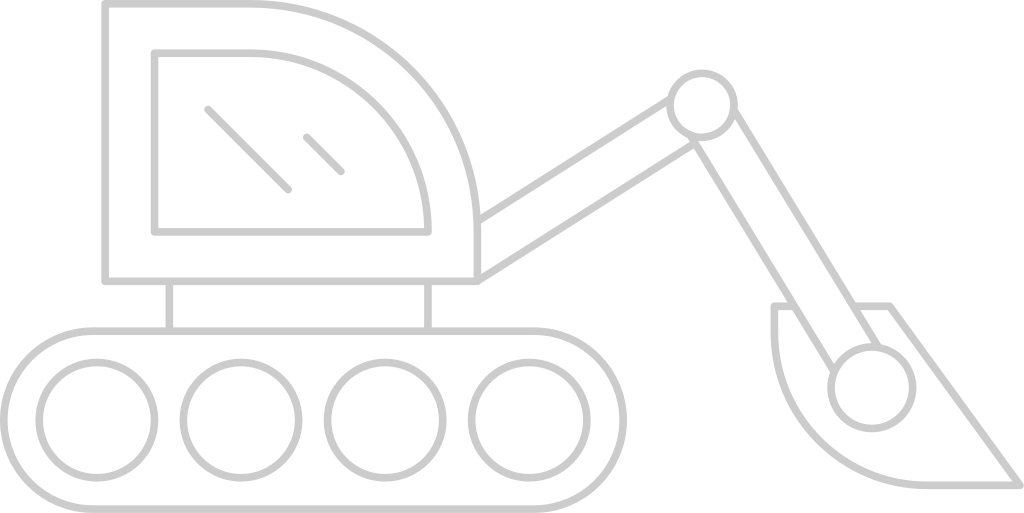 Excavator vector