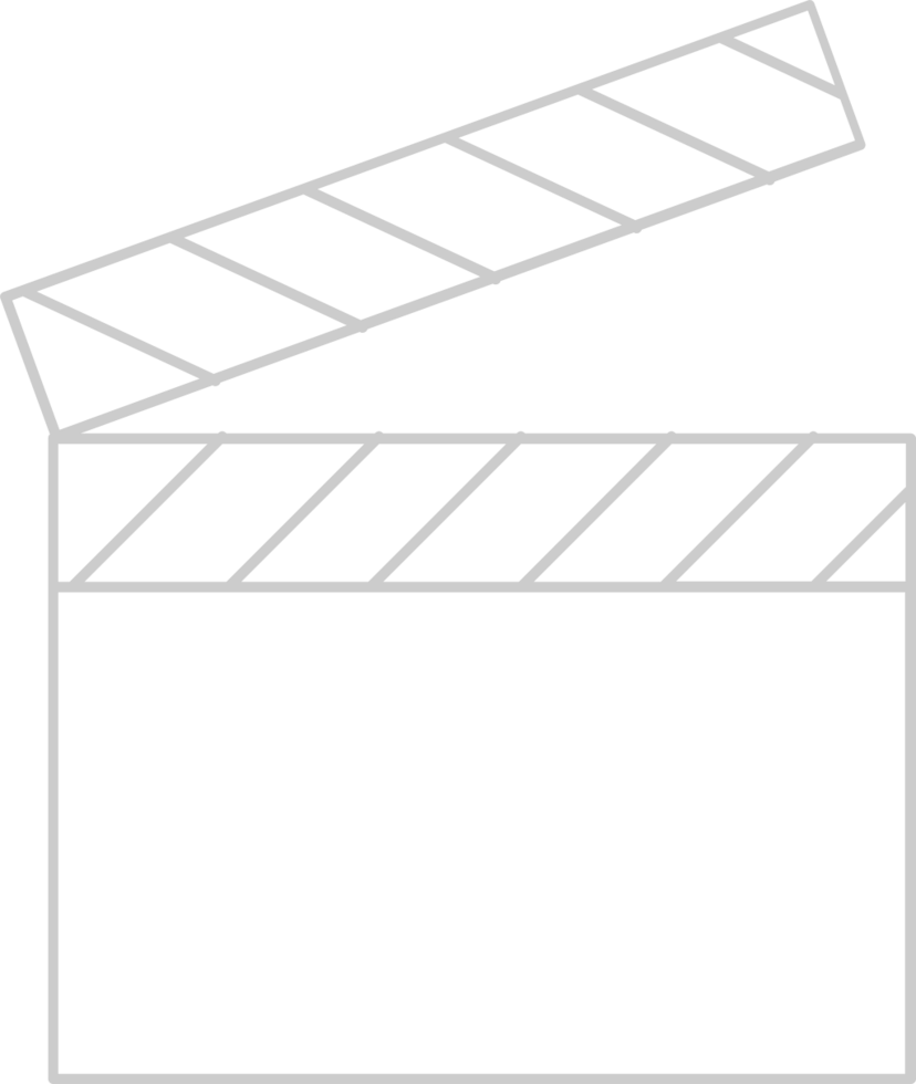 Clapperboard vector