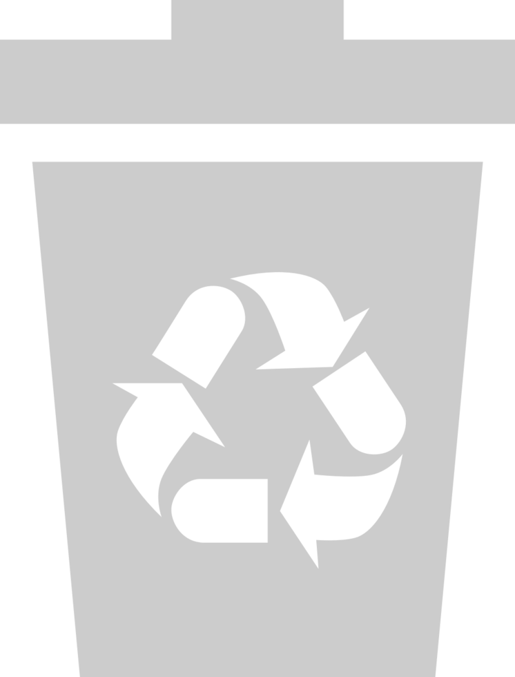 tacho de reciclaje vector