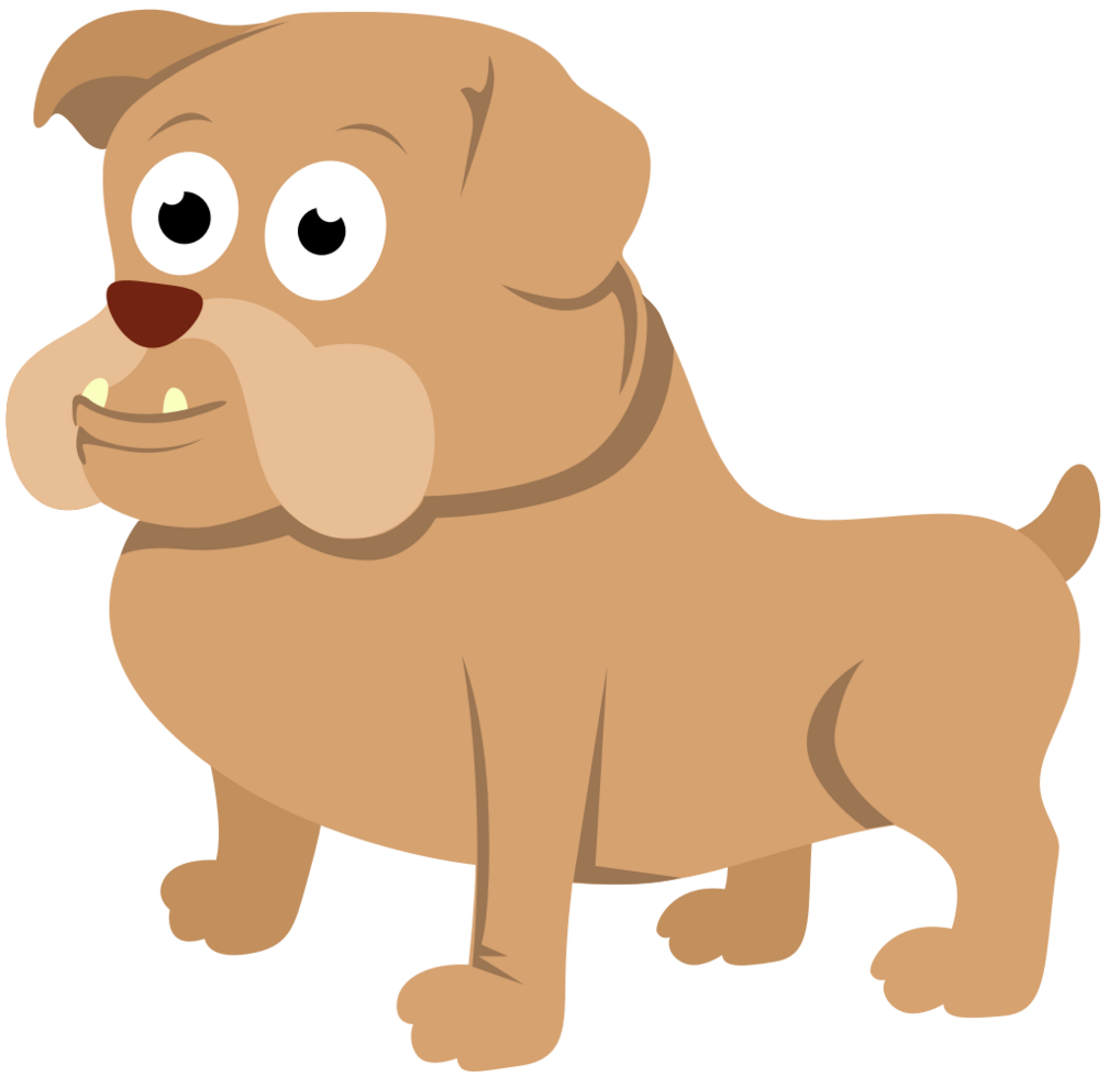 buldog vector