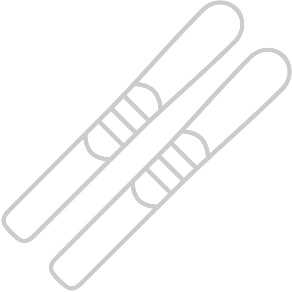 Skis vector