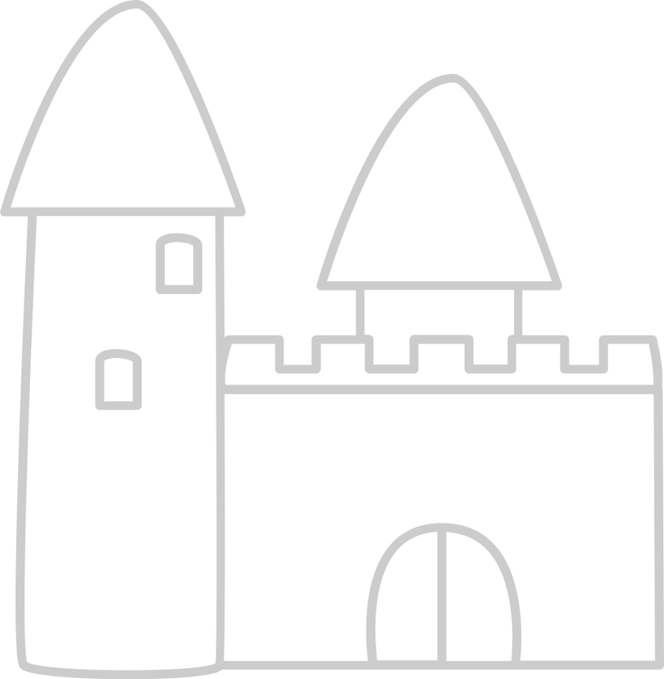 Castle vector