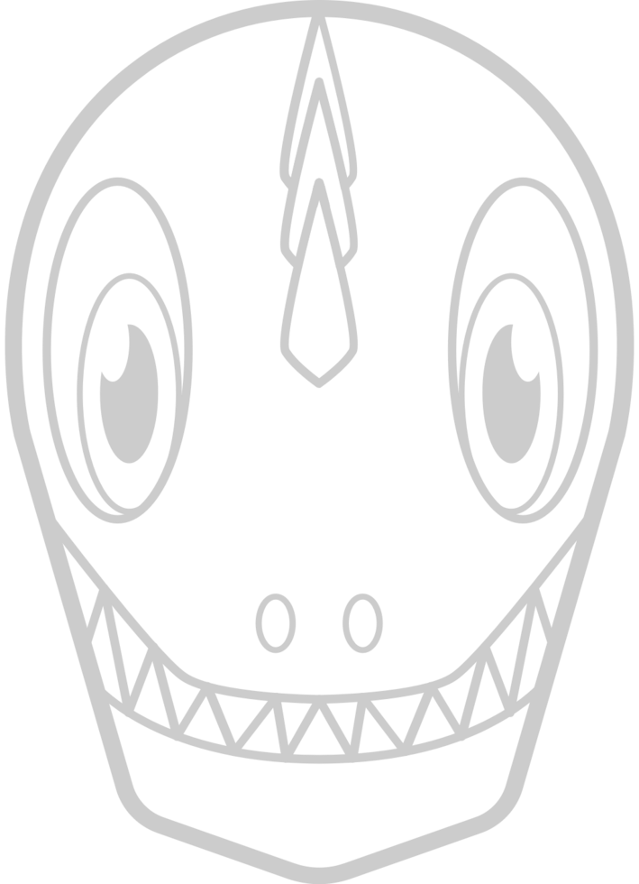 Dinosaur Mask vector