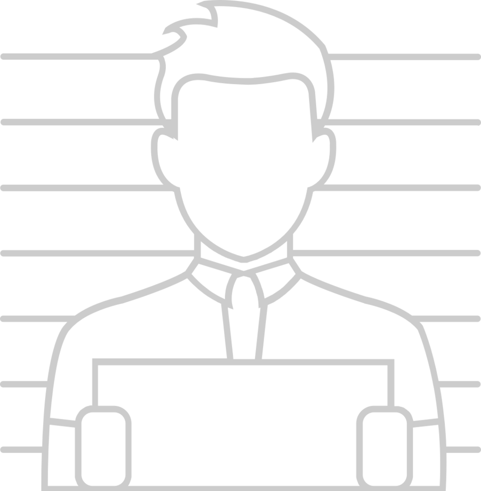 Arrested Man vector
