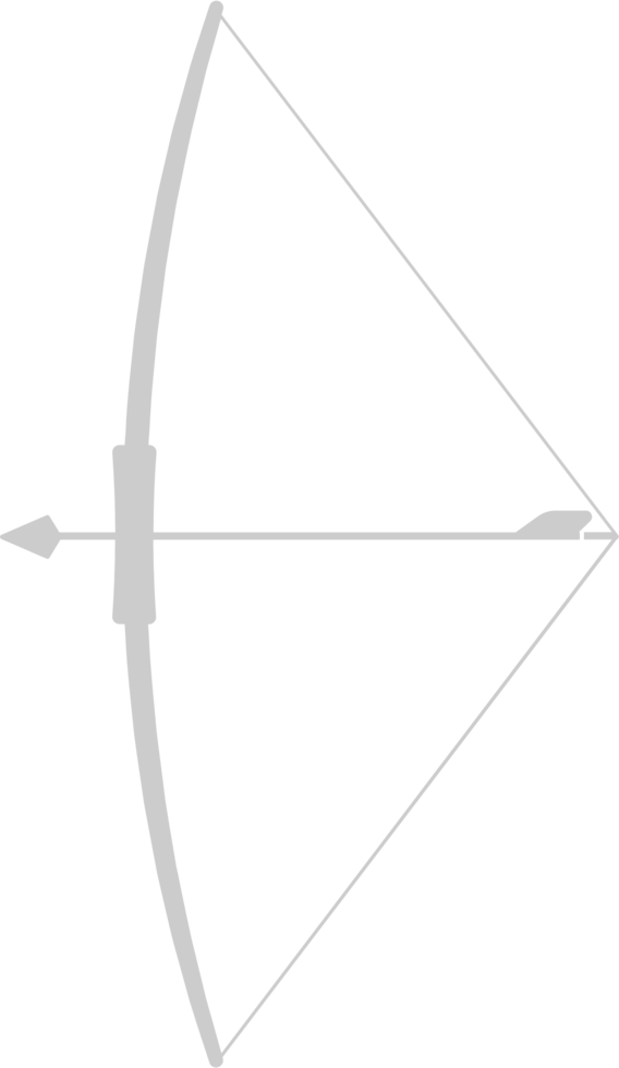 arco y flecha vector