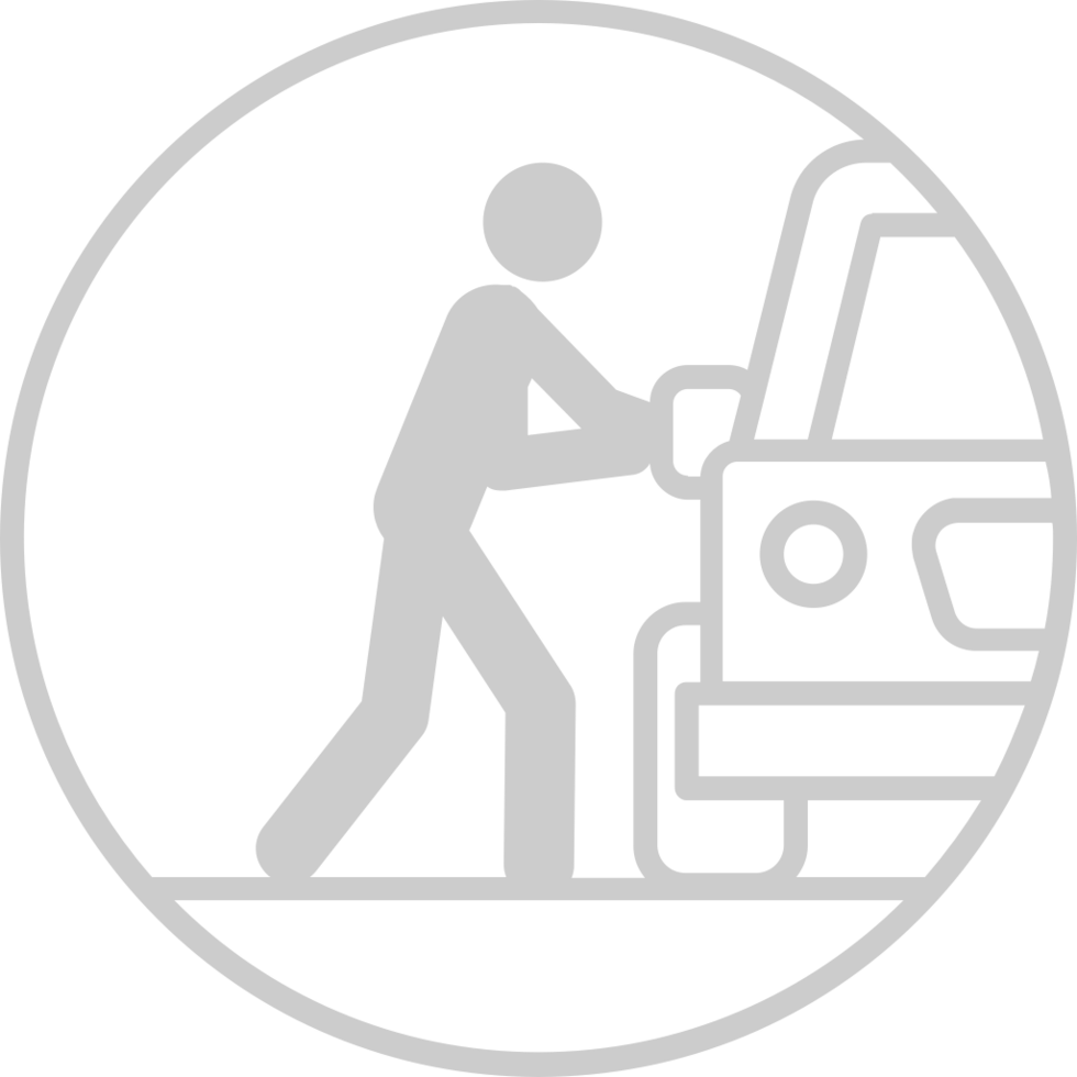 Crime in action car stealing outline vector