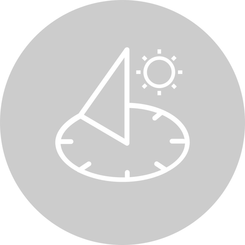 Sun Dial vector