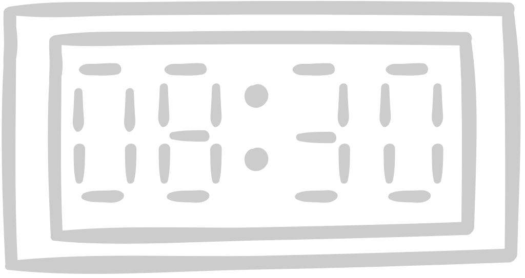 Digital Clock vector