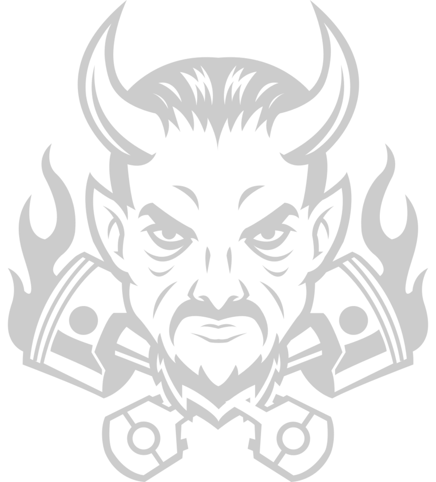 Devil face vector