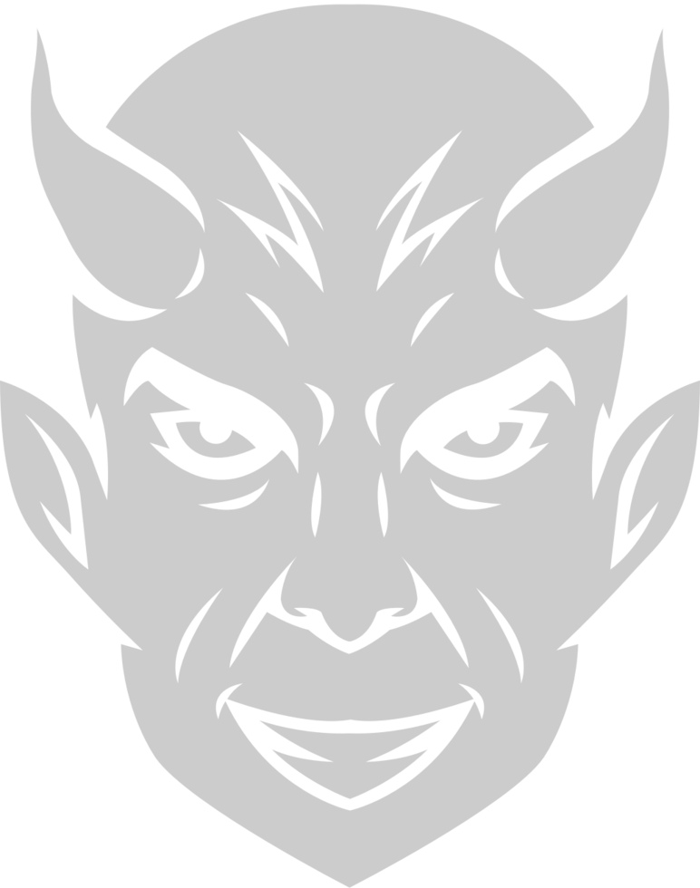 Devil face vector