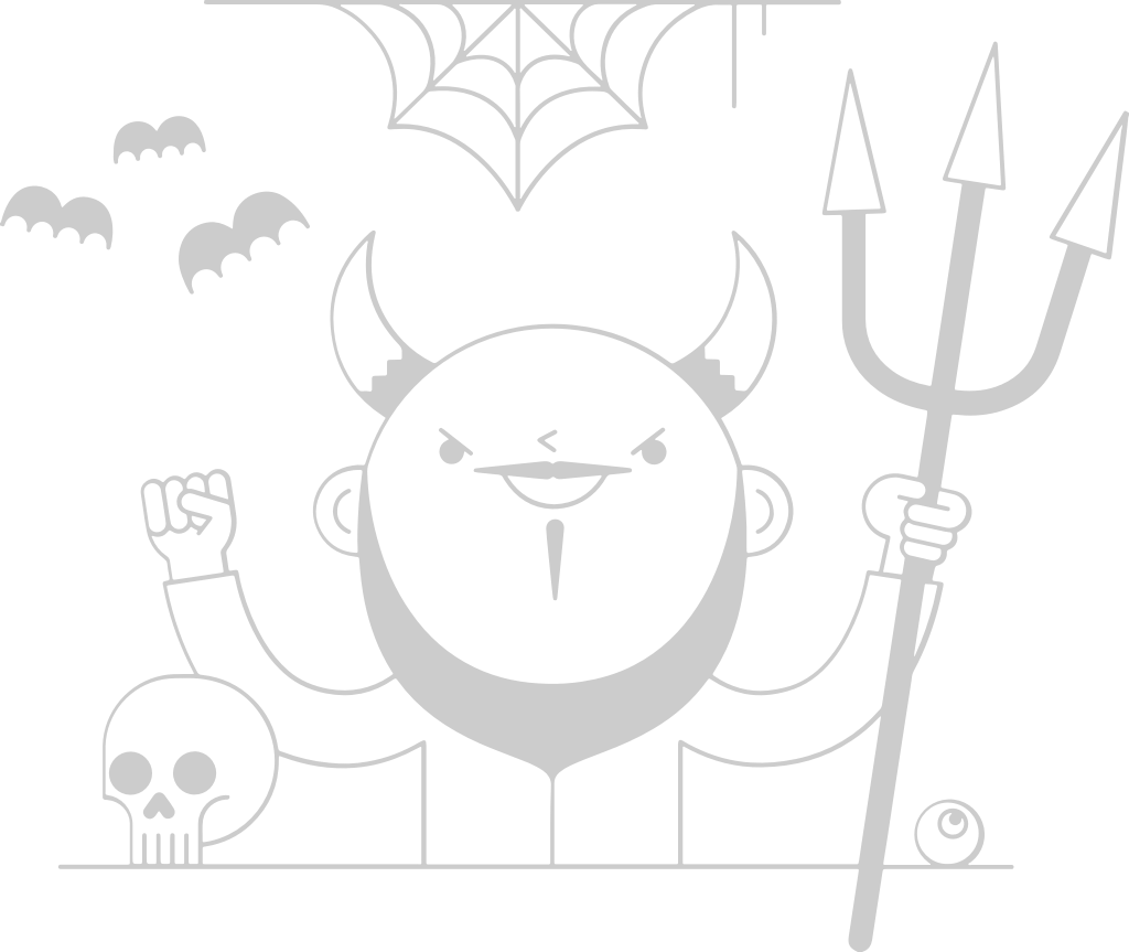 Devil cute vector