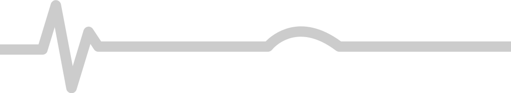 Heartbeat short line vector