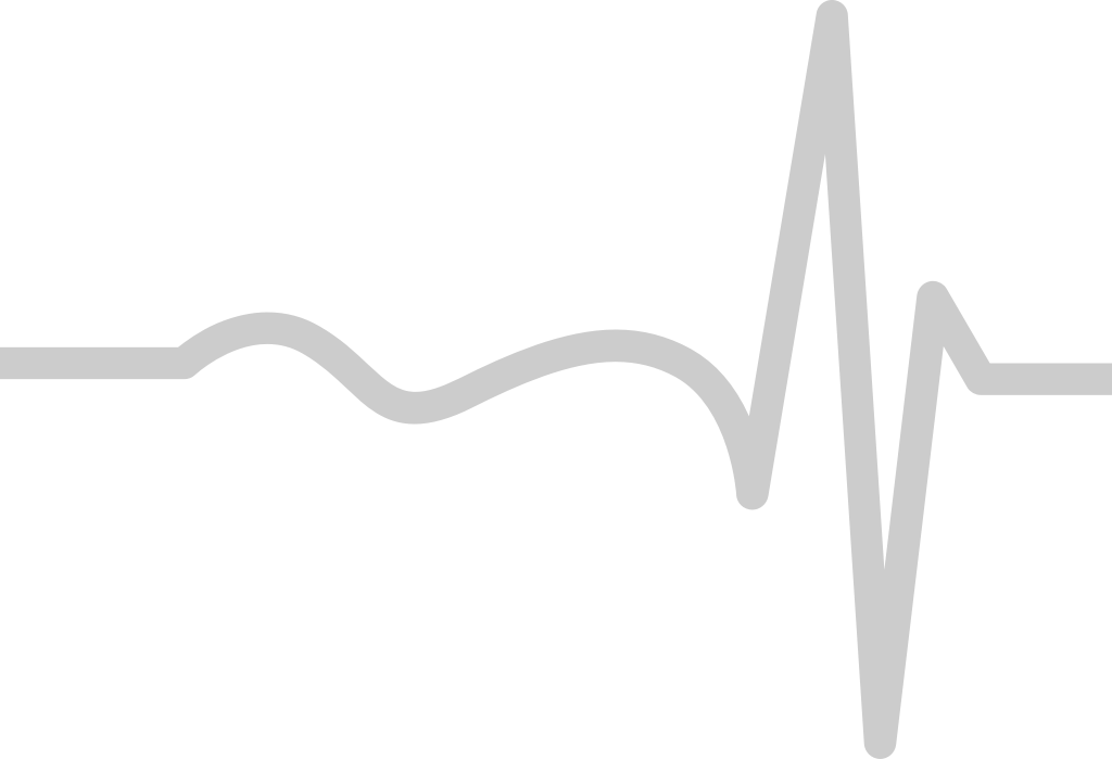 Heartbeat short line vector