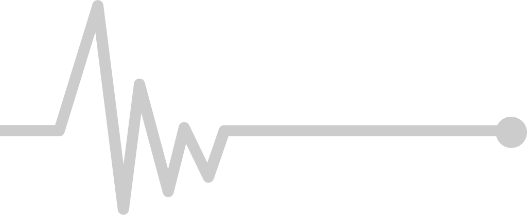 Heartbeat short line vector