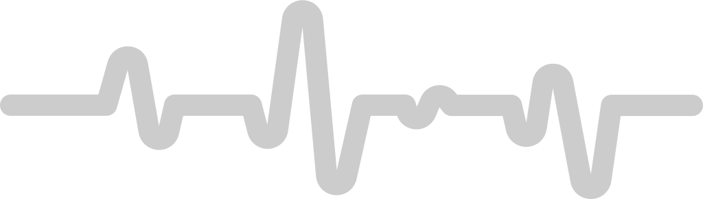 Heartbeat short line vector