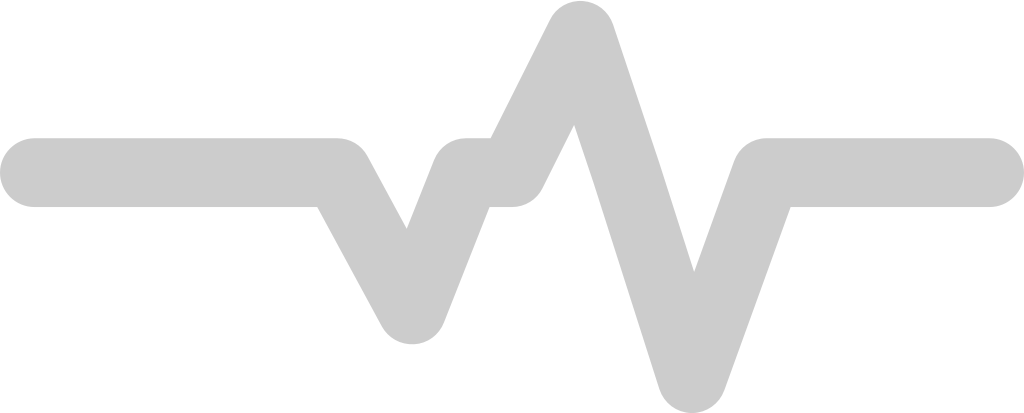 Heartbeat short line vector