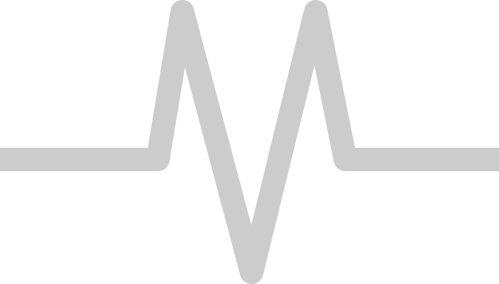 Heartbeat short line vector