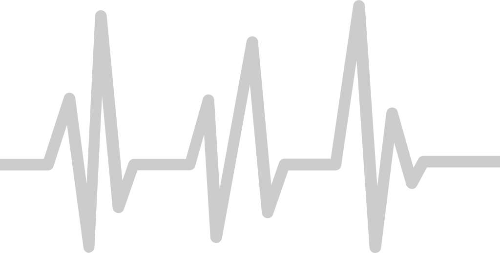 Heartbeat short line vector