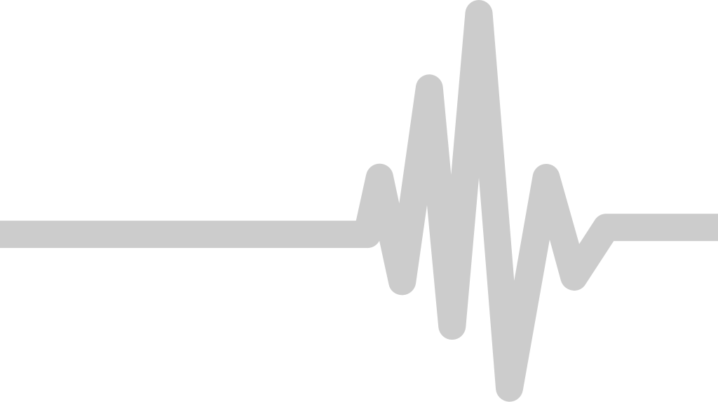 Heartbeat short line vector