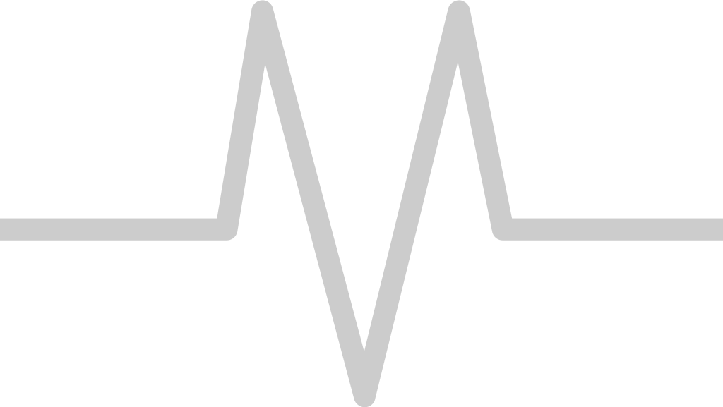 Heartbeat short line vector