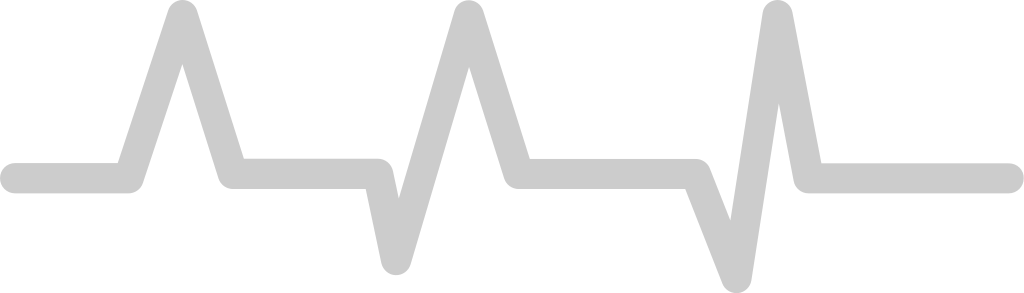 Heartbeat short line vector