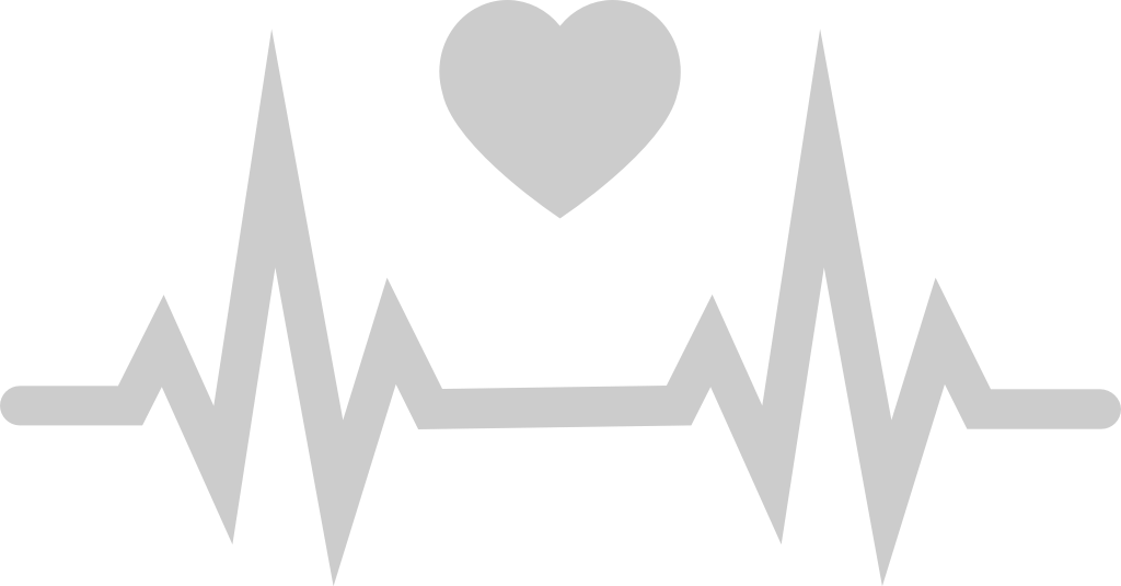 Heartbeat short line vector