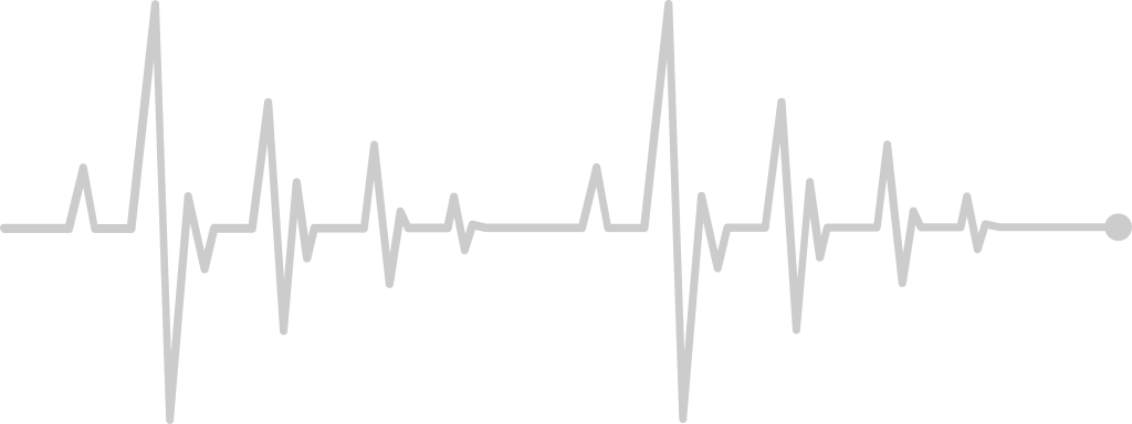 Heartbeat long line vector