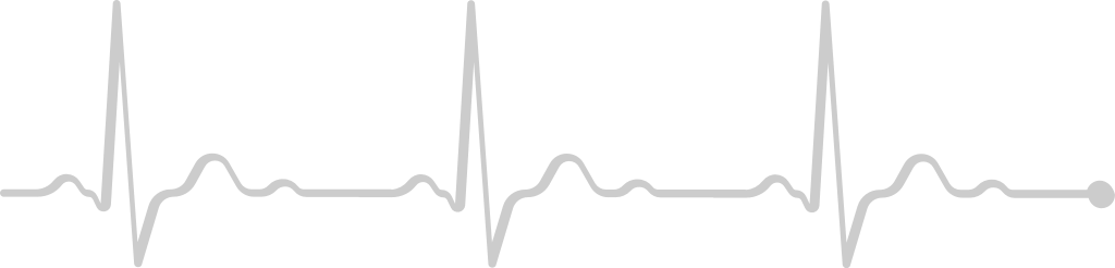 Heartbeat long line vector