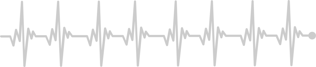 Heartbeat long line vector