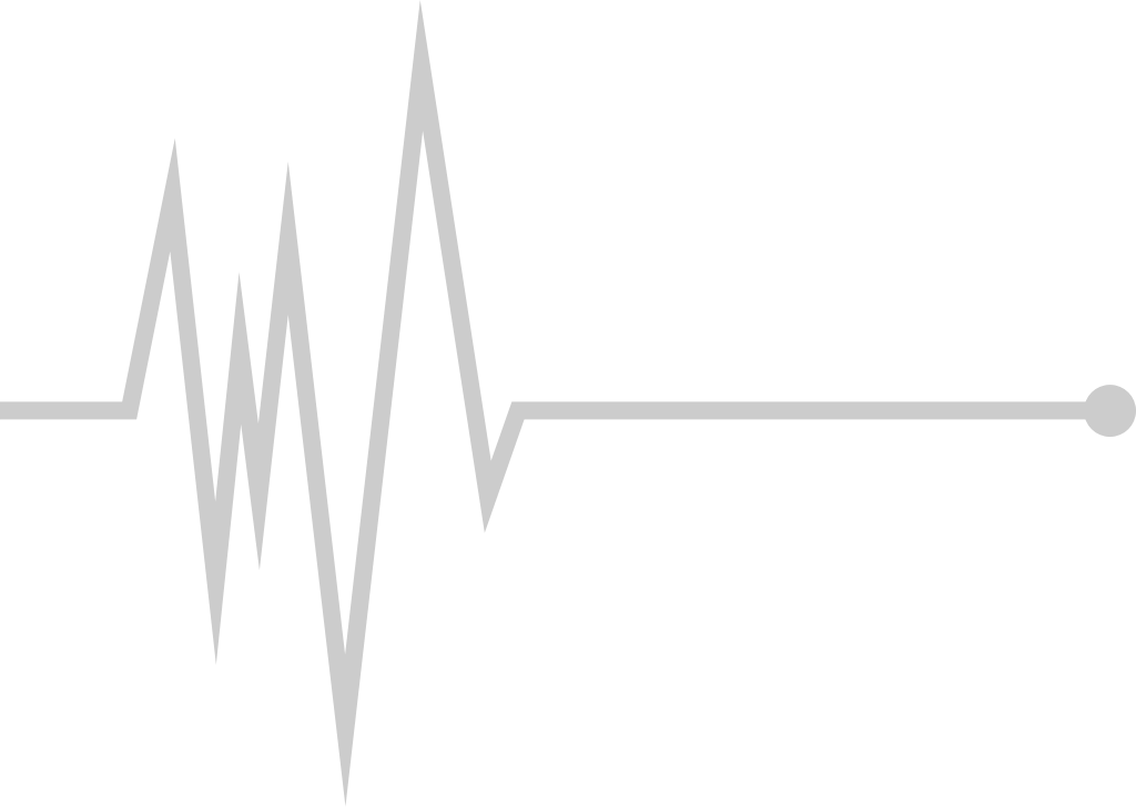 Heartbeat long line vector