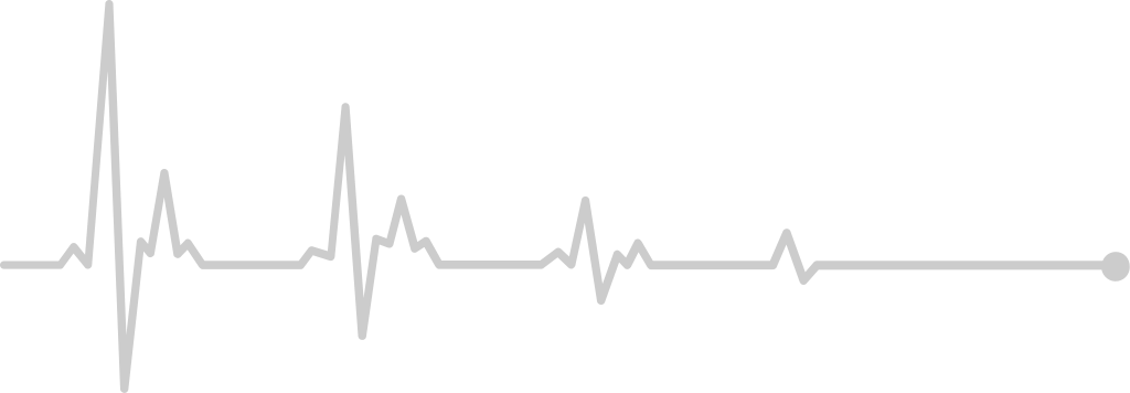 Heartbeat long line vector