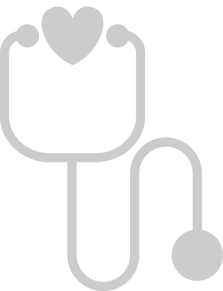 Heartbeat stethoscope vector