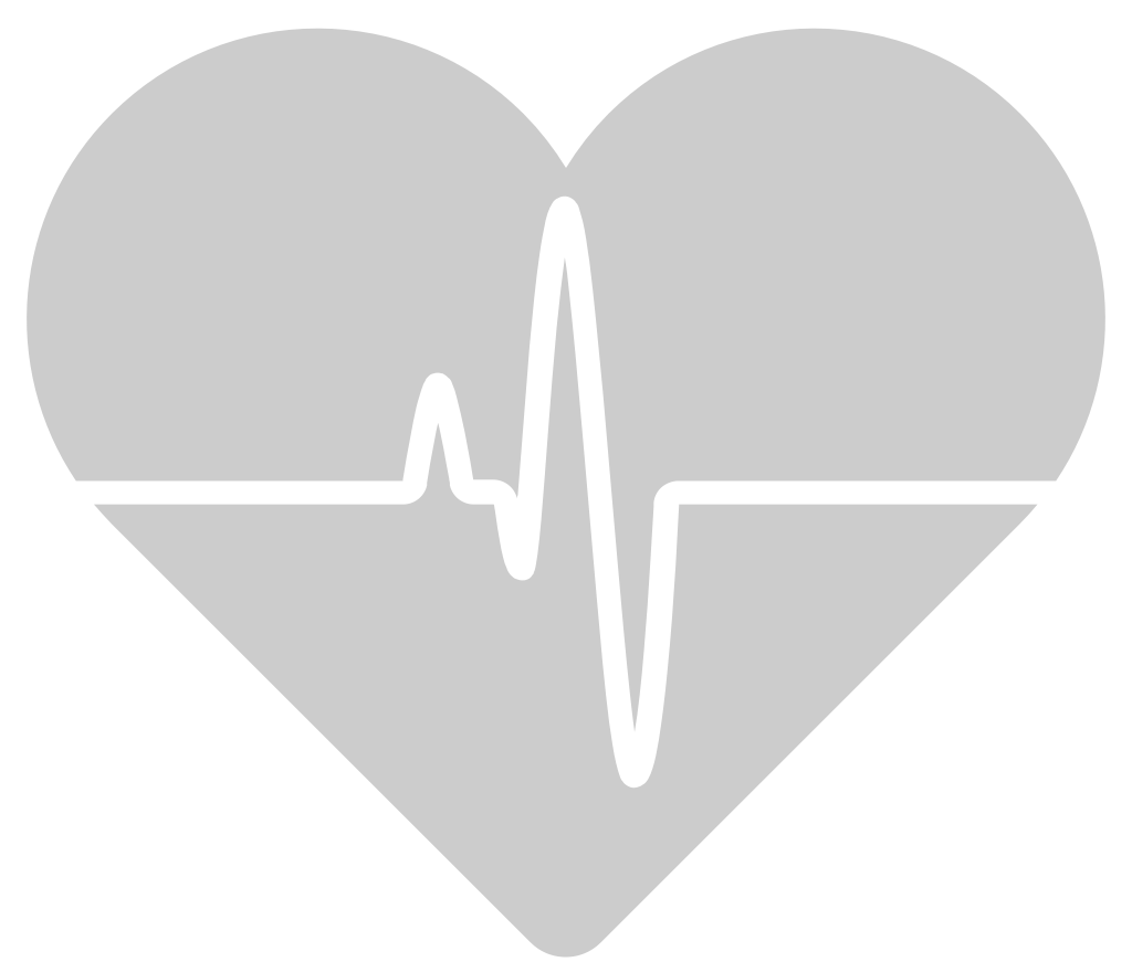 Heartbeat shape vector