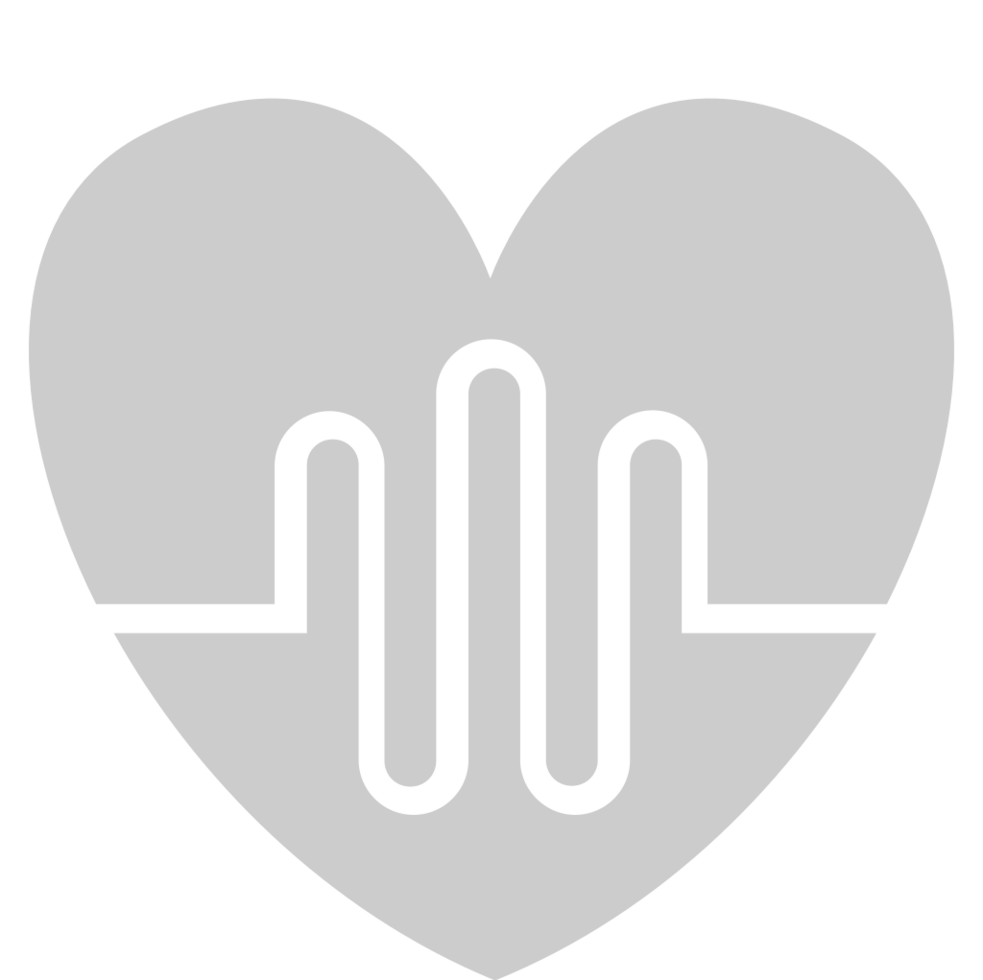 Heartbeat shape vector