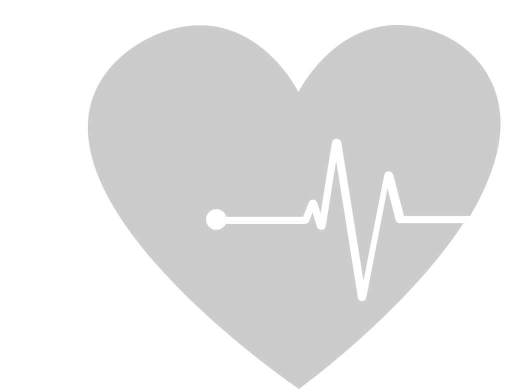 Heartbeat shape vector