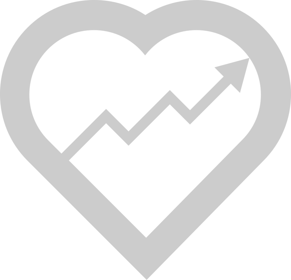 Heartbeat shape vector