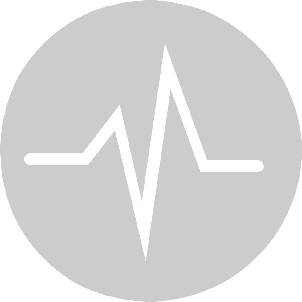 Heartbeat shape vector