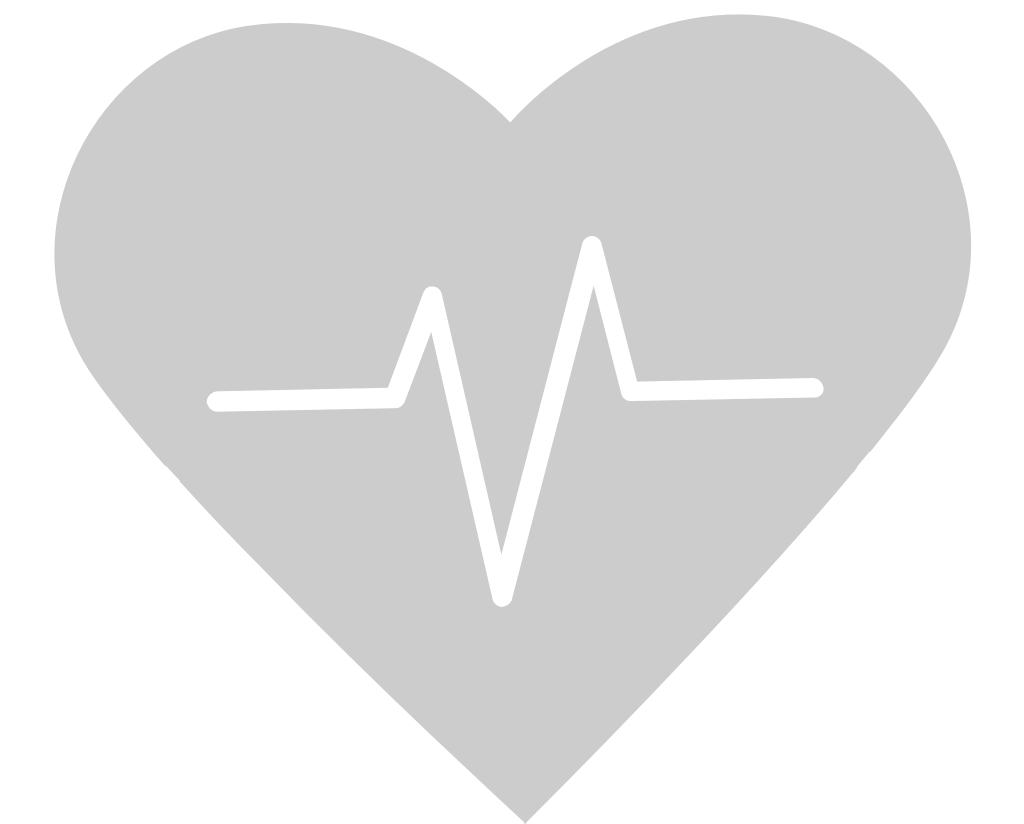 Heartbeat shape vector