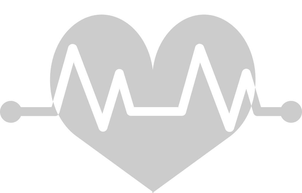 Heartbeat shape vector