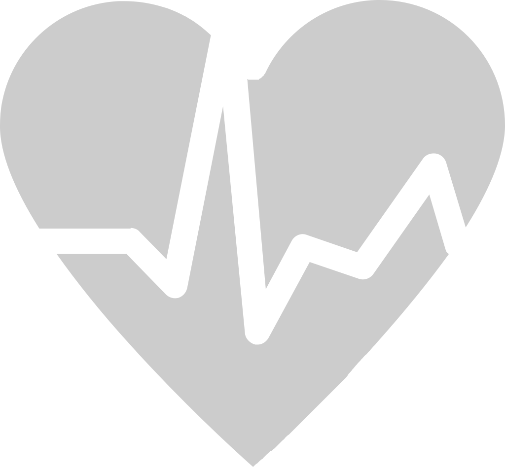 Heartbeat shape vector