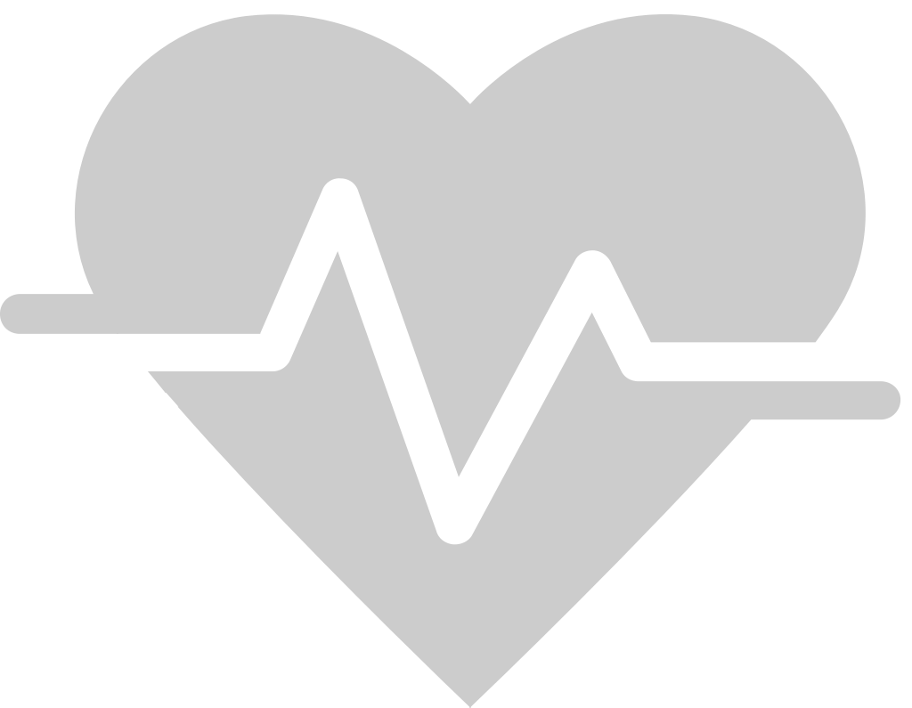 Heartbeat shape vector