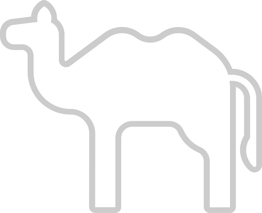 Egypt icon camel vector