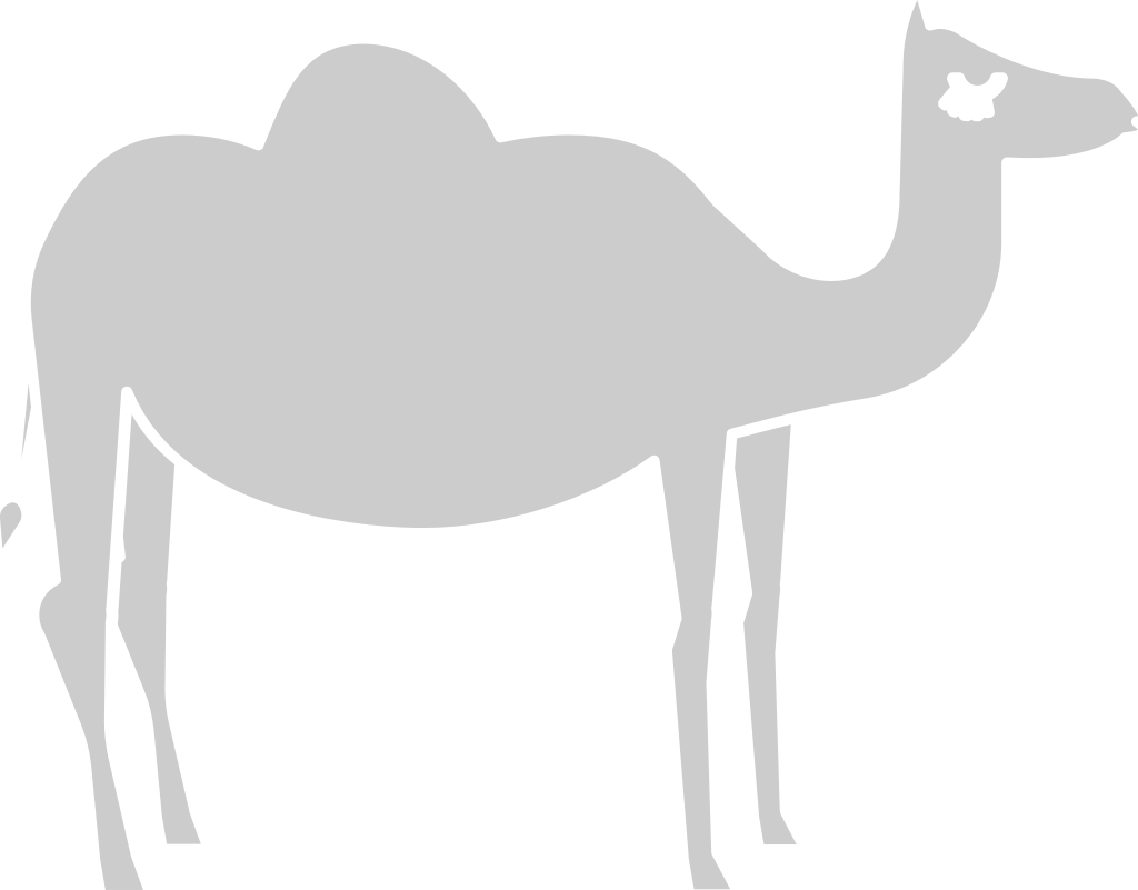 Egypt icon camel vector