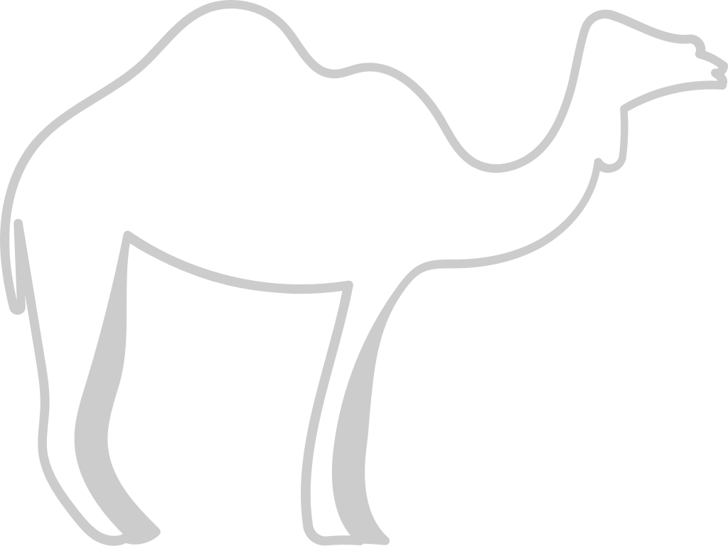 Egypt icon camel vector