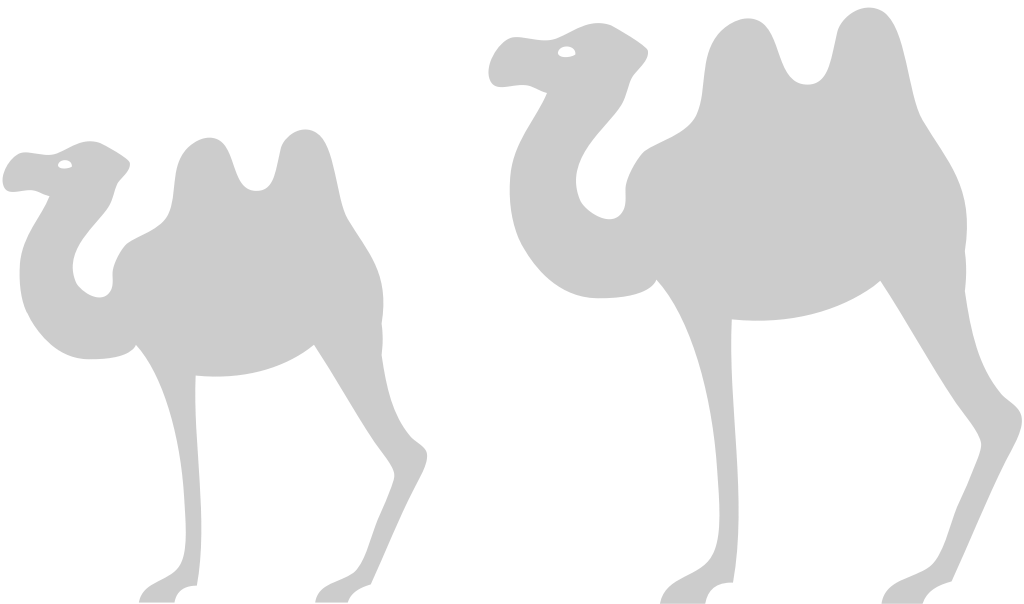 Egypt icon camel vector