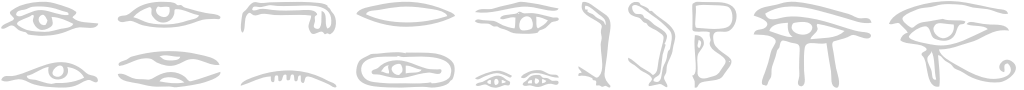 Egyptian hieroglyphic  vector