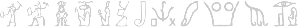 Egyptian hieroglyphic  vector