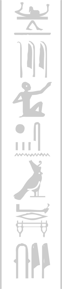 Egyptian hieroglyphic  vector